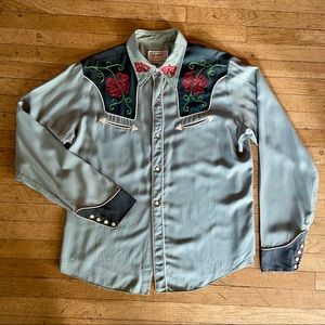 Vintage 1950’s H Bar C Ranchwear western shirt
